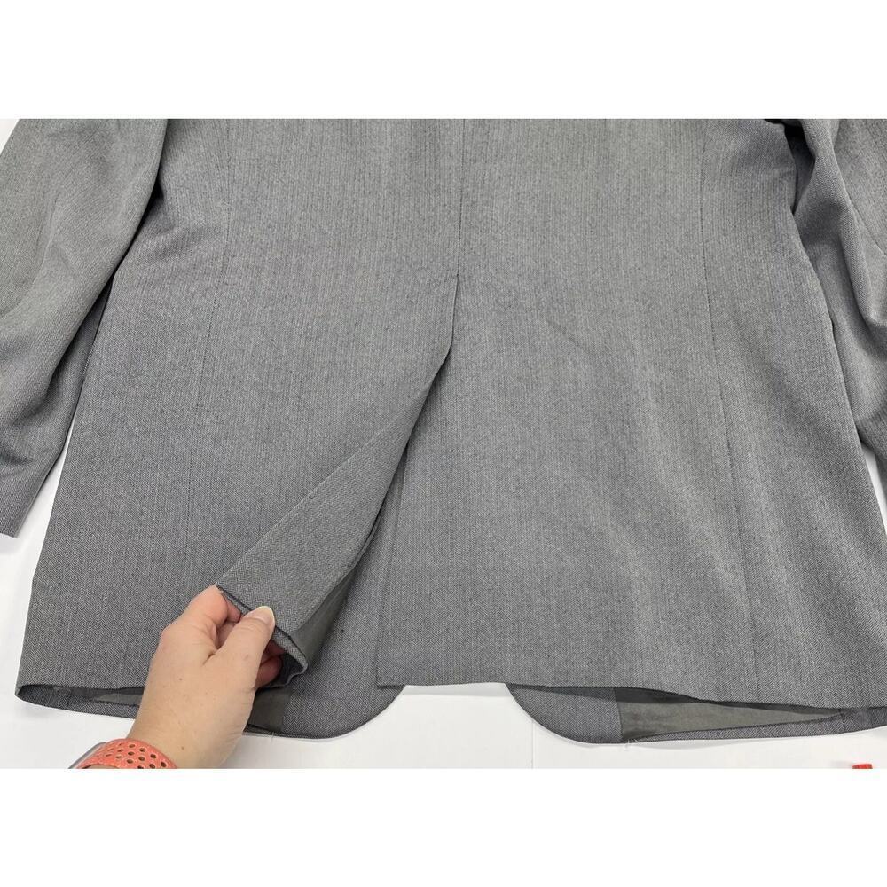 VTG Ralph Lauren Polo University Club Wool Herringbone Blazer Sz 42L USA Made - Picture 10 of 16